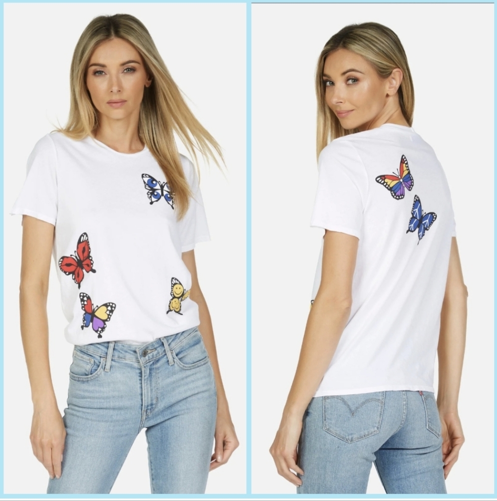 Lauren Moshi Butterfly Elements Tee
